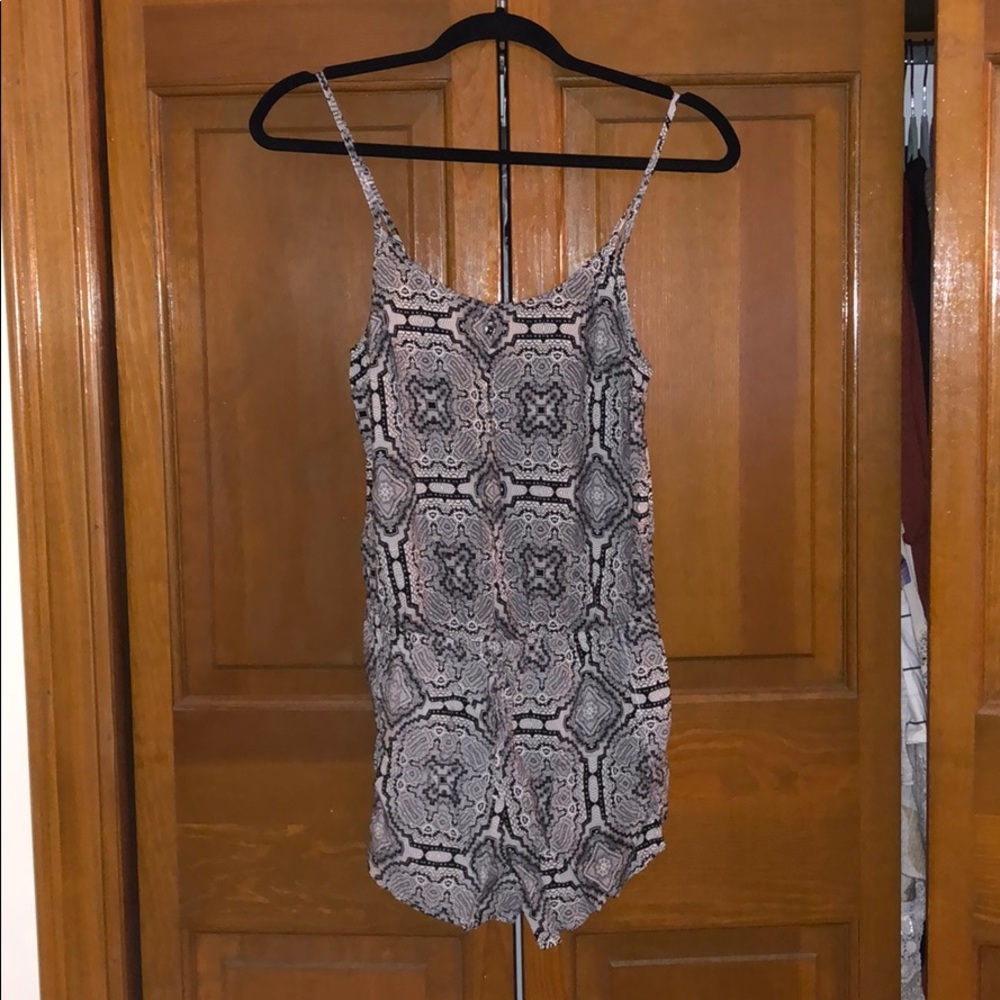 Black and White Romper